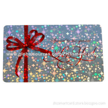 Laser gift card from factory
